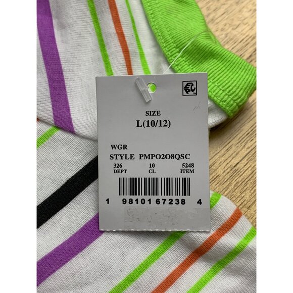 Pokemon Kids Halloween Pikachu T-Shirt Striped Short Sleeve Green Collar & Cuffs - Picture 5 of 10